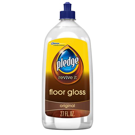 Pledge revive it floor gloss - The current name is "Pledge Revive It Floor gloss". I get it at Walmart. I've used it for years as gloss prep coat for decaling plastic models. If you do use it make sure to keep the pressure down, as it's very prone to not laying smoothly at high pressure. Also...it magnifies the paint surface it goes over, so very matte paints end up looking ...